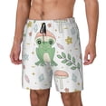 thumbnail image 1 of Fotbe Frog and Mushrooms Traje de Baño para Hombre – Shorts de Natación de Secado Rápido con Forro y Bolsillos-Large, 1 of 6