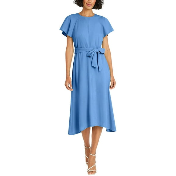 Maggy London womens Midi Dress, 8, Blue