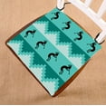 thumbnail image 1 of ABPHQTO Southwestern Design Cool Turquoise Colors Cojín para silla Cojín para asiento Cojín para silla Cojín para suelo 40x40 cm, 1 of 1