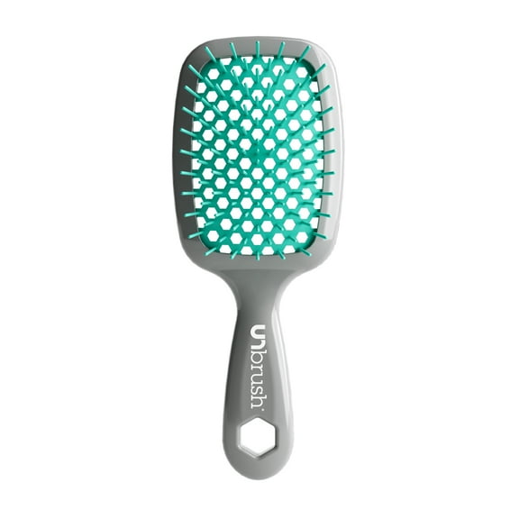 FHI Heat® UNbrush Detangling Brush, Pain-Free Brushing, All Wet or Dry Hair Types - Teal, 8in