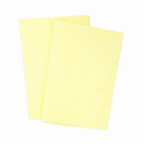Hospeco Rayon Open Weave Shop Towels 13" x 21", Yellow,PK150 N-F220QCY