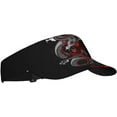 Cool Dragon Sport Sun Visor Hats Fashion Empty Top Baseball Cap Golf
