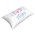 thumbnail image 3 of Kll Your First Steps Pillow Covers Envelope Closure,Super Soft And Cozy Fuzzy Fleece Pillow Case Cover 20"X30", 3 of 9