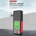 thumbnail image 3 of HT633 Medidor de humedad de madera Tipo pin Detector de humedad digital Temperatura ambiente y hume HABOTEST Analizador de calidad, 3 of 7