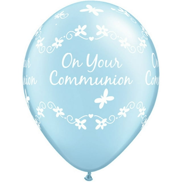 Creative Party 12 Inch Butterfly Design Communion Balloons