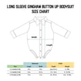 thumbnail image 7 of Creative Knitwear Infant Long Sleeve Button Down Dress Shirt- Gingham, Black, Sizes: 0/3m - 6/9m, 7 of 7