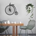 thumbnail image 2 of Rueda de Bicicleta Arte de Pared de Metal Sala de Estar Dormitorio Estudio DecoracióN de BañO Decoraciones para Interiores y Exteriores Adorno Colgante de Pared, 2 of 5