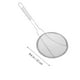 thumbnail image 3 of Colador de acero inoxidable para cocina, fideos, papas fritas y restaurantes (22 cm, plateado), 3 of 7