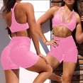 thumbnail image 5 of LILIYA Biker Shorts for Women Wrinkled Lifting Shorts High Waisted Stretchy Breathable Yoga Shorts Lightweight Soft Comfy Fitness Shorts, 5 of 6