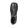 thumbnail image 3 of El General Men’s Python Imitation Black Ankle Boots 45093, 3 of 6