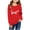 Red, variant on Girls Sweatshirt Crewneck Long Sleeve Casual Loose Pullover Tops