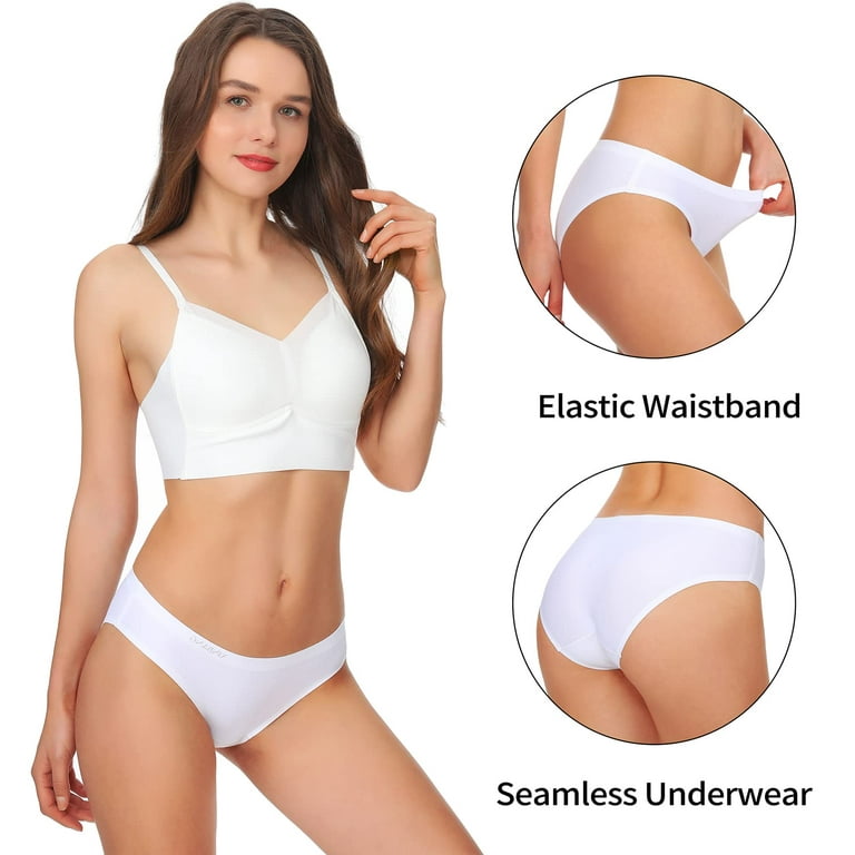 XINBANG 5 Pack Underwear Women Seamless Panties for Women Pack Ladies  Underwear Bikini Panties For Women
