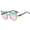Green+Pink, variant on Kids Bear Sunglasses – UV400 Protection Gradient Cartoon Glasses forToddlers & Children, Lightweight PC Frame Unbreakable Design, Cute Animal Shape Sun Glasses for Boys Girls