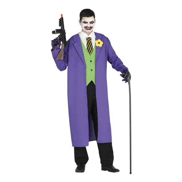 Fiestas Guirca Ensemble de Costume de Clown Criminel pour Hommes