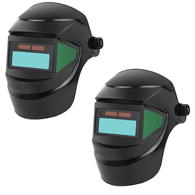 Pack 2 Cascos para Soldar con Oscurecimiento Automático Solar Ojos de Soldadura MIG TIG Sunnimix Soldadura de oscurecimiento automático