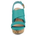 thumbnail image 2 of Women's Platform Heels Ankle Strap Wedges Sandals, 2 of 6