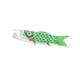 thumbnail image 4 of Bandera Koinobori, manga de viento de carpa japonesa, bandera de pez, cometa, decoración colgante, koi japonés Verde, 4 of 9