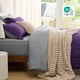 thumbnail image 4 of Juego de Edredón Bedsure King Size Reversible Morado 7 Piezas, 4 of 6