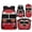 Cartoon Fire Truck, variant on Yspwyqan Pink Polka Dot Axolotl Strawberry Backpack Set 4Pcs with Lunch Box Pencil Case Water Bottle Bag, Double Zipper Lightweight Bookbags Fits 14" Laptop for Elementary School Travel