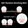 thumbnail image 3 of Led Makeup Mirror Light LED Light 2 6 10 14Bulb Dimmable Touch Control DIY Lighting For Dressing Table ,Widely Use, 3 of 7