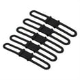 thumbnail image 1 of 5pcs Silicone Cable Ties Straps,Adjustable Elastic Bike Fastening Straps For Bike Bicycle, 1 of 8