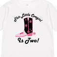 thumbnail image 4 of Inktastic 2nd Birthday Little Cowgirl 2 Year Old Girls Long Sleeve Toddler T-Shirt, 4 of 5