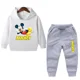 thumbnail image 3 of Conjunto de sudadera con capucha para niños, ropa para niños, ropa para bebés, suéteres casuales con capucha de Mickey, sudadera con capucha y pantalones, 2 piezas/conjunto, 2 a 14 años, 3 of 5