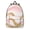 Pink and Gold, variant on Blue and Gold Marble Pattern Backpack for School, Cute School Bag with Adjustable Shoulder Straps and Padded Back, 15.7"x11.8"x5.5"