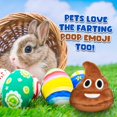 thumbnail image 4 of Kamhi World Divertido juguete de peluche con sonidos de pedos  Cesta de Pascua para niños y adolescentes  Ideal como juguete para perros con construcción duradera  Divertidas bromas de primavera o, 4 of 5