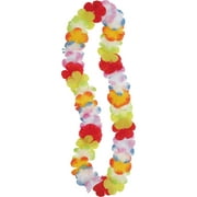 Luau Party Flower Lei, 42in, Multicolor, 1ct