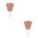 thumbnail image 2 of Naiovety Caña de Pampas Artificial de ambiente de 3 piezas para decoración relajante y que no se desprende, flor Artificial, café claro Café ligero 2piezas, 2 of 6