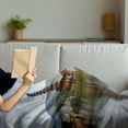 thumbnail image 3 of Balinese Soft Flannel Fleece Blanket, Pura Ulun Danu Building Panorama Sunrise on Lake Bratan Bali Indonesia Waterscape, Cozy Plush for Indoor and Outdoor Use, 60" x 80", Beige Brown, by Ambesonne, 3 of 5