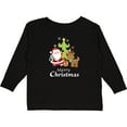 thumbnail image 3 of Inktastic Merry Christmas Boys or Girls Long Sleeve Toddler T-Shirt, 3 of 5