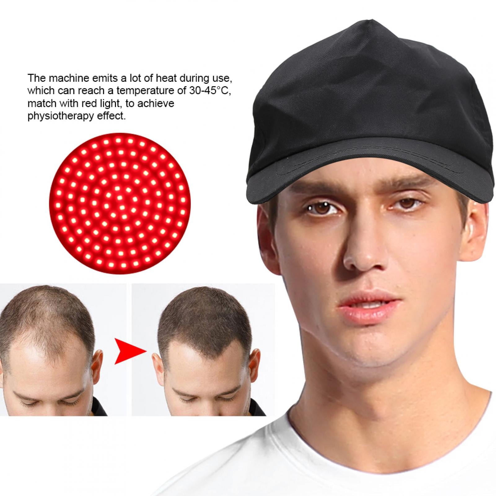 Fdit Hair Growth Hat, USB Red Light Cleared Hair Regrowth Cap For Reverse Thinning Hair Loss
