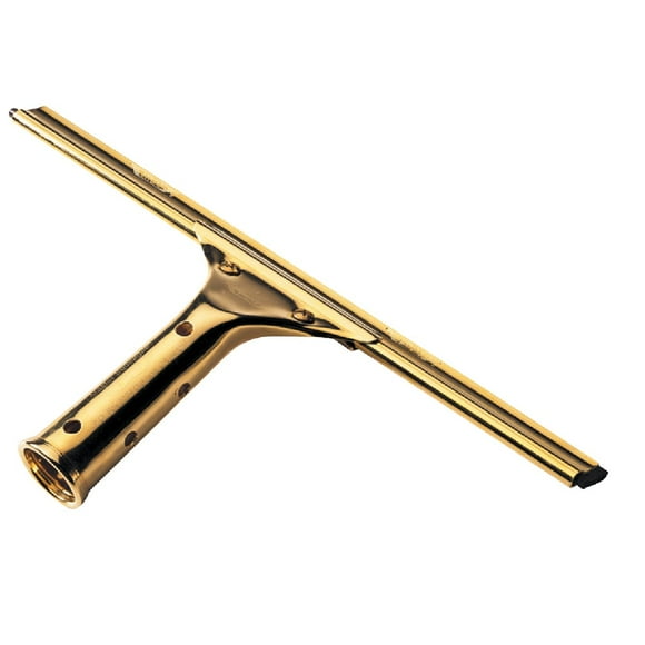 Ettore 10014 Pro Series Brass Squeegee, 14-Inch