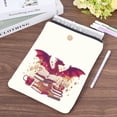 thumbnail image 4 of Polyester Book Cover Notebook Wraps with Button Rectangle Dragon 290x240mm, 4 of 7