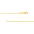 thumbnail image 3 of 14K Yellow Gold Women's 30" 1.20mm Box Chain Necklace with 086 Gauge and Lobster Lock Quality Tag, 3 of 4