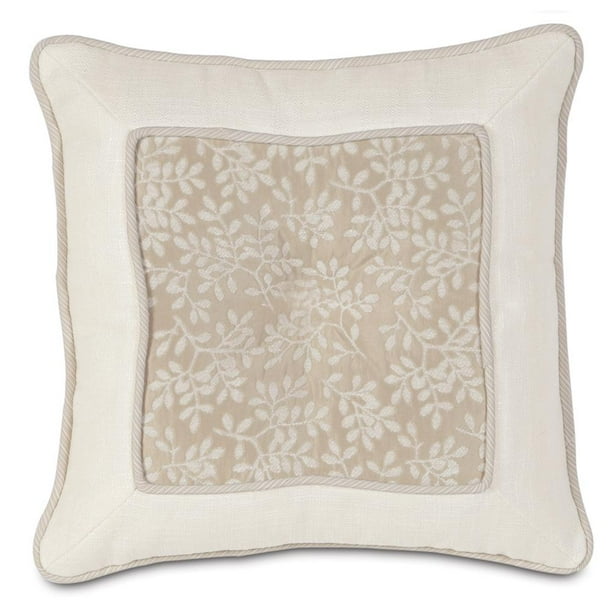 Chelsea Neutral Woven Decorative Pillow Cover 16" x 16"