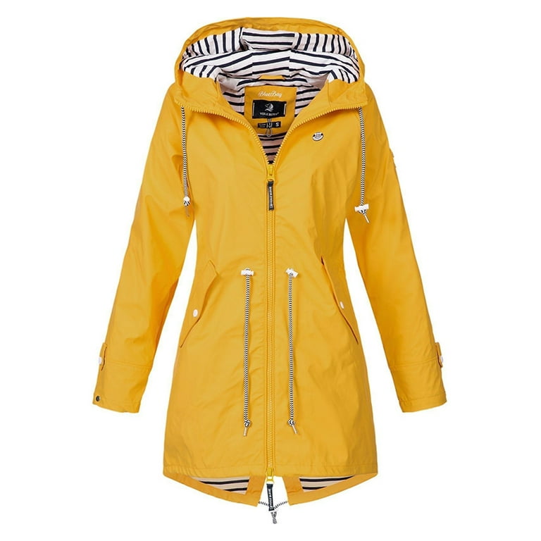 DYMADE Women s Lightweight Hooded Waterproof Active Outdoor Rain