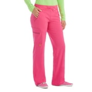 Activate by Med Couture Women's 8747 Yoga Cargo Scrub Pant -Pink Punch-X-Small