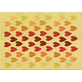 thumbnail image 1 of Ahgly Company Indoor Rectangle Patterned Pumpkin Orange Area Rugs, 4' x 6', 1 of 6