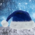 thumbnail image 4 of Tahtuvzn Christmas Decor Thickened Large Santa Hat Party Decorations, Gifts for Friend, Blue, 4 of 4