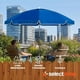 thumbnail image 4 of Sombrilla Para Playa Con Base Jardin Patio Alberca Exteriores Plegable 2X1.95 Metros Acero Reforzada Inclinación Manivela Ajustable Ideal Para Potegerte Del Sol AZUL, 4 of 7