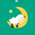 thumbnail image 4 of Inktastic Cute Sheep, Sleeping Sheep, Moon, Stars, Sleepy Boys or Girls Baby T-Shirt, 4 of 5