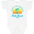 thumbnail image 3 of Inktastic Summer Enjoy the Sunshine Palm Beach Florida in Blue Boys or Girls Baby Bodysuit, 3 of 5