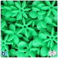 thumbnail image 1 of BeadTin Lime Opaque 25mm SunBurst Plastic Beads (80pcs), 1 of 1