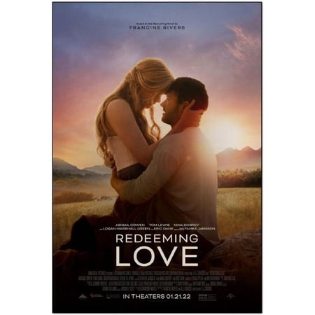 POSTER REDEEMING LOVE - 2022 - Original Final Movie Poster - Abigail Cowen, Tom Lewis, Eric Dane, Famke Janssen-UNFRAMED