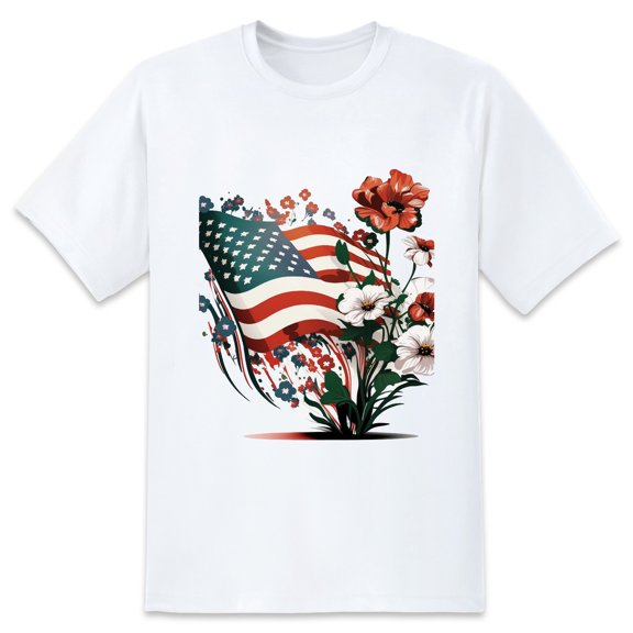 Men's Graphic TeeFlag (32) Letter Print T-Shirts Round Neck Short Sleeves Sizes XS-5XL Summer Daily Casual Tops