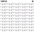 thumbnail image 1 of BUYISI Plastic Mini Park Chairs Set Of 10 Or 100 For Craft Projects And Displays M 100Pcs, 1 of 4