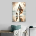 thumbnail image 3 of Jesus Walking on Water Posters Art Print Wall Photo Paint Poster Hanging Picture Family Bedroom Decor Gift 16x24inch(40x60cm), 3 of 6